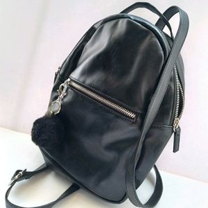 Small black backpack